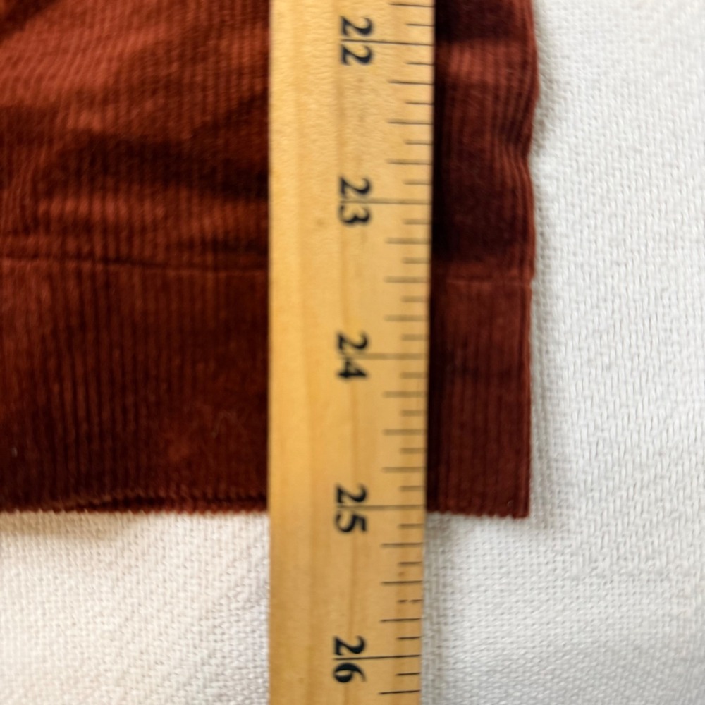 Matty M Womens Rust Brown Corduroy Wide Leg HighRise Pants Size M MD9694-872USOM - Picture 7 of 8